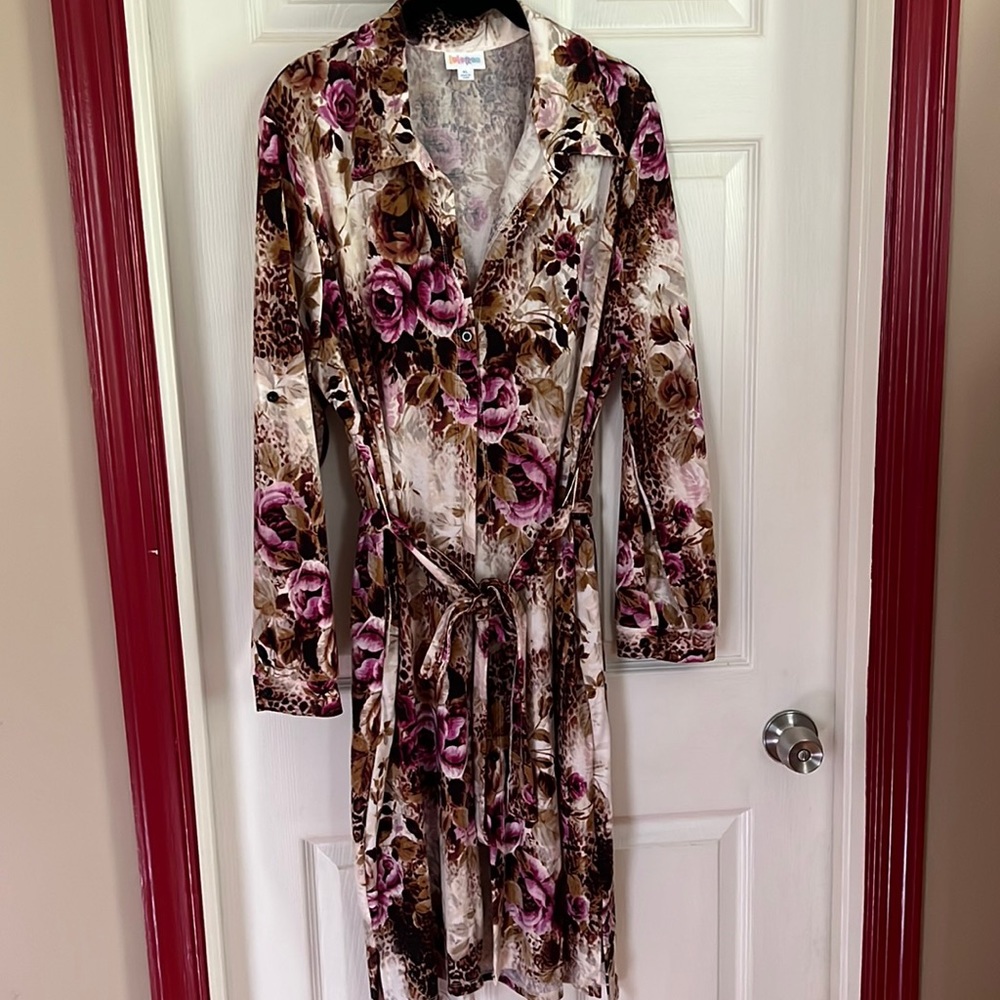 ⭐️BOGO⭐️ Lularoe XL Ellie button up dress